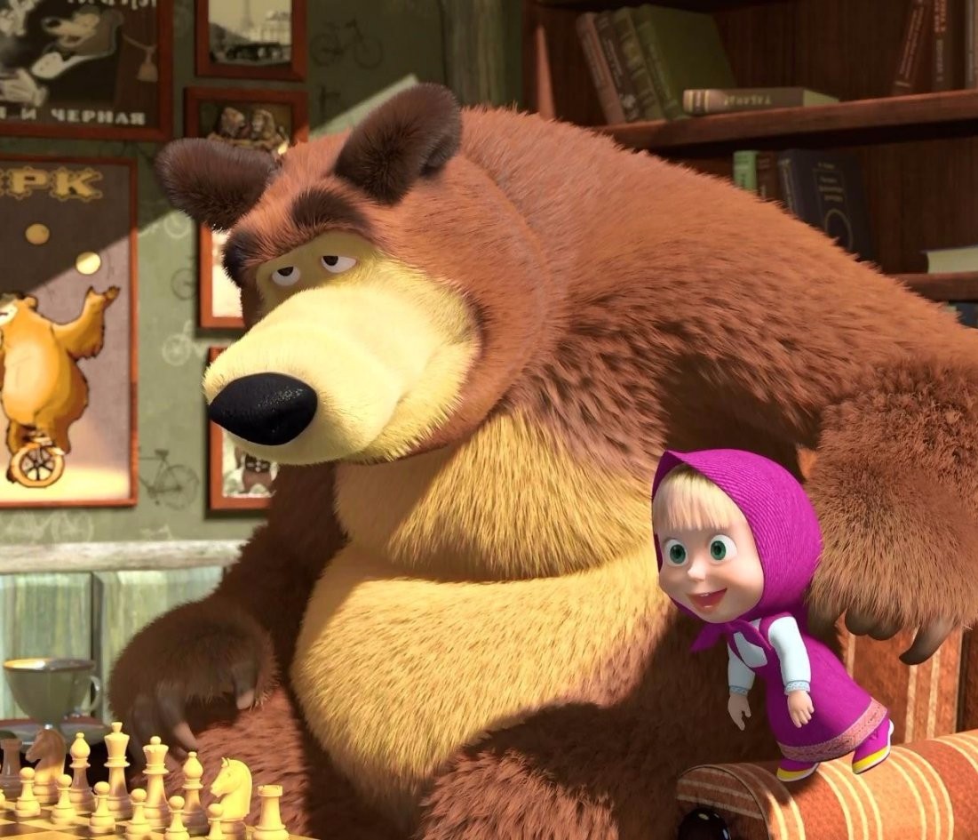 超人気アニメ マーシャと熊